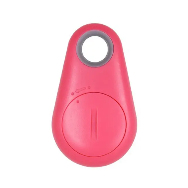 Mini Anti-lost Keychain Smart Tag Bluetooth Finder Device GPS Bi-Directional Alarm Tracker Phone Wallet Pet Child Key Locator Red