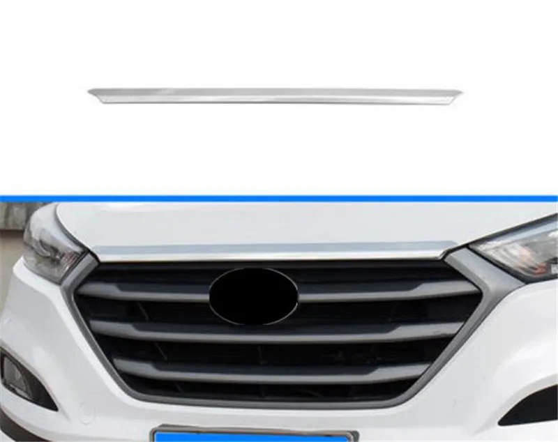 Подходит для hyundai Tucson TL- Нержавеющая решетка автомобиля Стайлинг украшение автомобиля яркие блестки защитные чехлы аксессуары