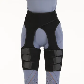 

2020 Hip Lift Waist and Thigh Trimmer fajas High Waist Neoprene Thigh Slimming Belt Fitness Sweat-Absorbent Belt for Women Men
