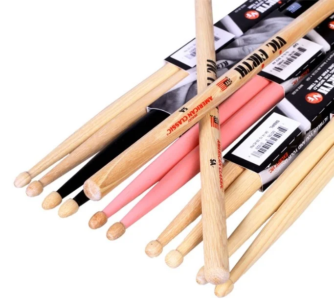 Барабанные палочки Vic Firth Hickory 5A, 5B, 5B Barrel, 7A, сделано в США, несколько цветов барабанные палочки