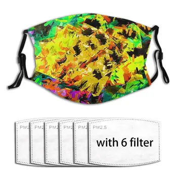

2020 Fashion Printing Red Splash PM2.5 With Filter Mask Mouth-muffle Face Mask Reusable Breathable Air Pollution
