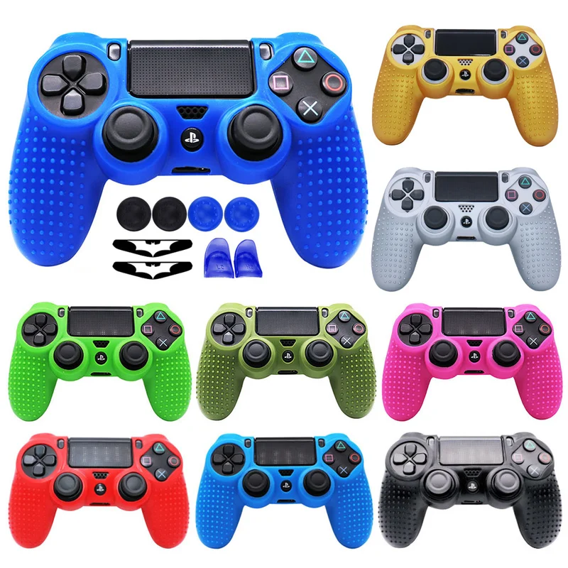Antislip Soft Silicone Case For Ps4 Slim Pro Controller Skin Gamepad