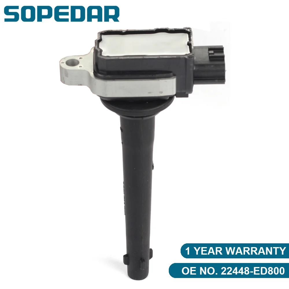 

SOPEDAR Coil Ignition 22448-ED800 For Nissan MARCH III 1.6 MICRA C+C 1.6 NOTE (E11)1.6 DUALIS 1.6 X-TRAIL 2.0 TIIDA 1.6 1.8