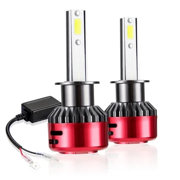 

10000 Lumens H1 LED Headlight Bulb, DOB LED Chips Conversion Kit,6000K Cool White - 360°Adjustable Beam Pattern