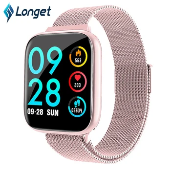 

LONGET P80 Smart Watch women IP67 waterproof Heart Rate Monitor Fitness Tracker blood pressure Smartwatch VS B57 P68 S226