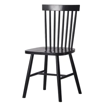 

Nordic solid wood Windsor chair American country dining stylish simple modern white oak coffee restaurant stu
