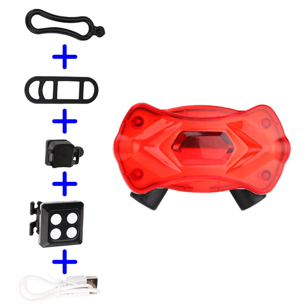 Flash Deal ISHOWTIENDA 2019 Bicycle Bike Rear LED Tail Light Wireless USB Remote Control Turn Signals Light #py6 3