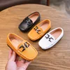 New Children Shoes Boys Girls Casual Shoe Kids Leather Sneakers Boys Girls Boat Shoes Slip On Soft Casual Flats Shoes Sandals ► Photo 2/6