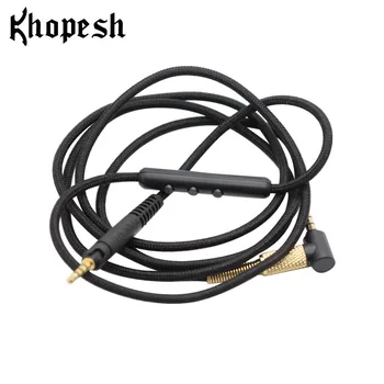 

Khopesh HD569 Upgrade Cable For Sennheiser HD569 HD579 HD559 HD 599 Headphone Cable With Mic 2.5mm 3.5mm Cable Volume Control