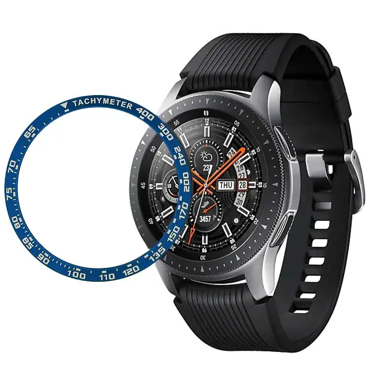 Металлический чехол для samsung gear S3 Frontier/Classic Galaxy Watch 46 мм/42 мм, чехол, Спортивная клейкая крышка, ремешок, аксессуары 46/42 - Цвет ремешка: blue speed 5