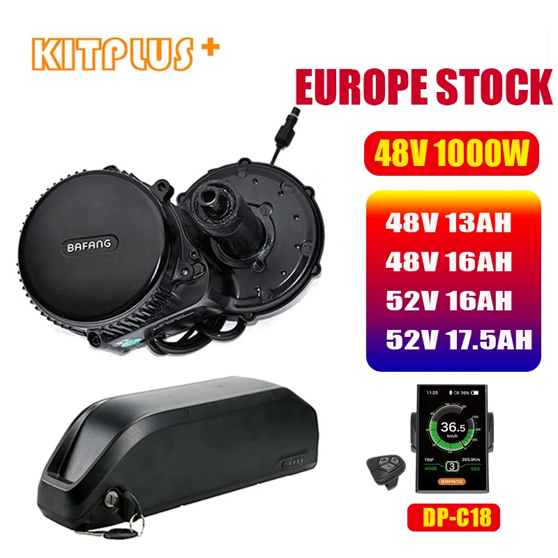 Комплект для переоборудования велосипедов Bafang BBS03B BBSHD 48 В 1000 Вт комплект со