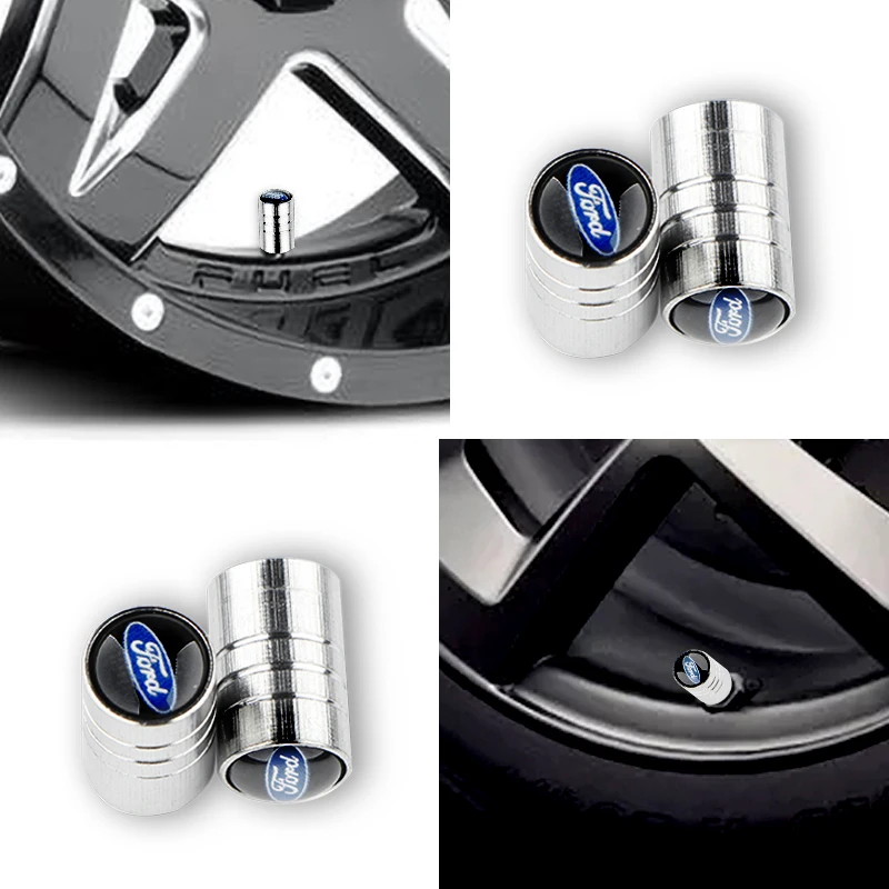 

4pcs Matel Car Wheel Tires Valves caps For Fords Focus 2 3 1 MK2 MK3 MK1 Fusion Auto gadget Car Accessories Automotive goods