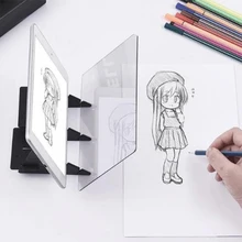 IXUR – planche à dessin, support de gradation de réflexion de croquis, peinture miroir, plaque de traçage, Table de copie, planche de Projection