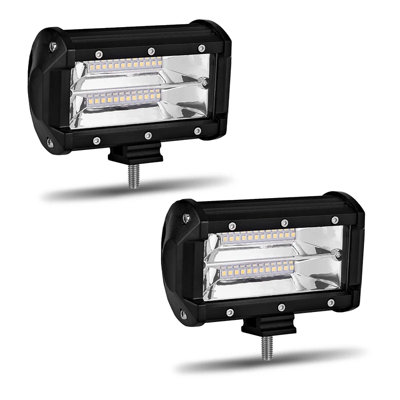 

72W Car Work Light LED bar headlights moto led Spotlights Motorcycle Auxiliary driving lamp fog spot lights accessories headlamp