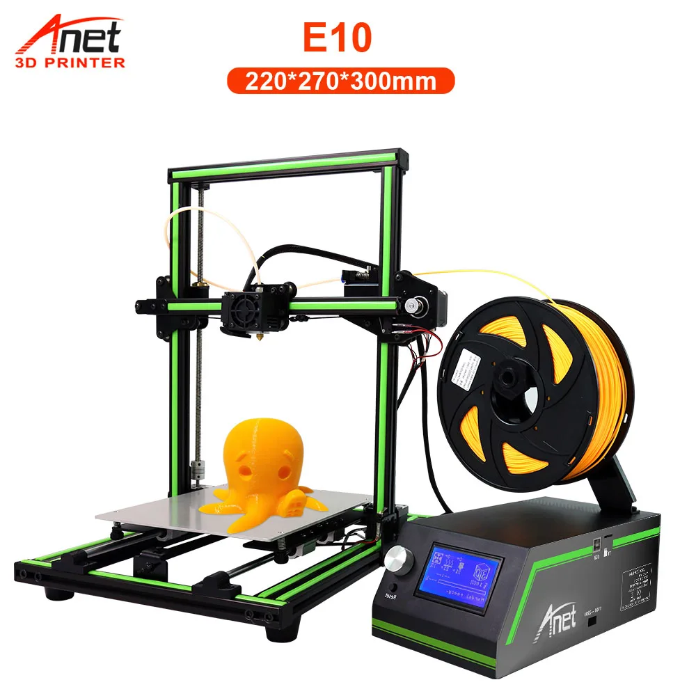 Anet Eagel Serial E10 E12 E16 Desktop 3D Printer Aluminum Frame High Precision Reprap Prusa i3 Big Size DIY 3D Printer Set