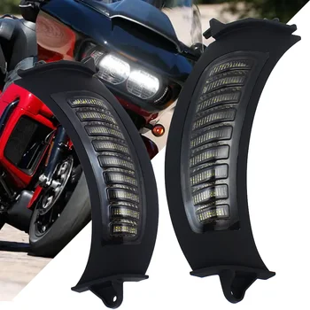 

For 2015-2020 Road Glide Front Led Turn Signal Light with White DRL Road Glide Led Turn Signal Lights Motorcycle Lamp New