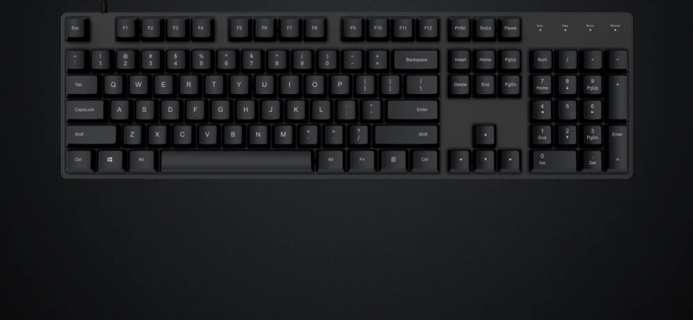 Xiaomi Youpin игровая механическая клавиатура CHERRY 104 клавиш 15 RGB подсветка Cherry MX Переключатель 1000 Гц 1,8 м механическая клавиатура