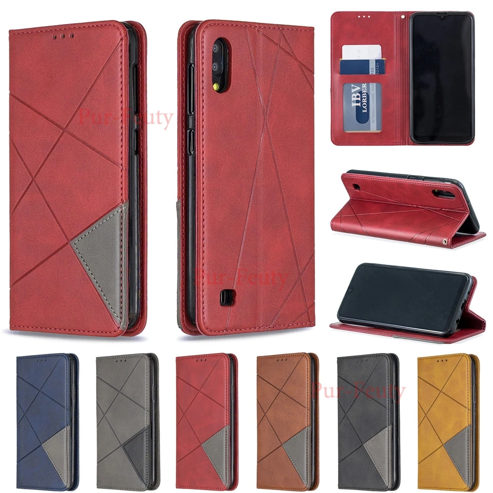 Чехол для samsung Galaxy A10 A105 SM-A105F, винтажный кожаный Роскошный кошелек с откидной крышкой, модные чехлы для карт для samsung M10 SM-M105Y/DS