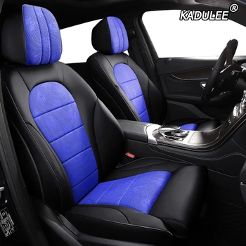 

KADULEE Custom Cloth car seat covers For Mitsubishi PAJERO OUTLANDER EX ASX Grandis Eclipse Cross galant Lancer Zinger auto seat