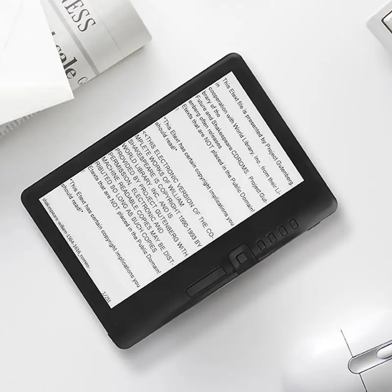 Мини 7 дюймов E-Ink Экран из устройства для чтения электронных книг электронная читалка электронная Бумага книга с передним светильник 8 Гб карта памяти премии сувенир 220x185x40 мм