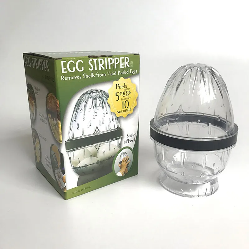 

Original EGG STRIPPER Multi Hard-Boiled Egg Peeler Up To 5 Eggs At Once Kitchen Tools Gadgets Kichen Accessories As Seen on Tv