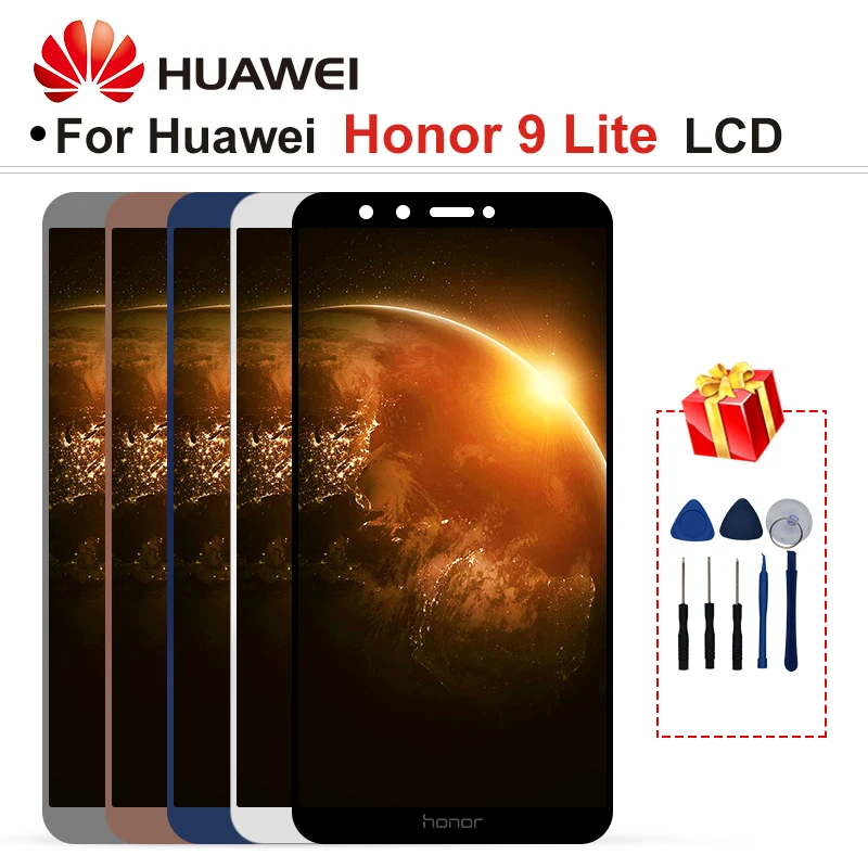 Дисплей для Huawei Honor 9 Lite диагональю 5 65 дюйма планшетофон с ЖК экраном 10 tl10 замена