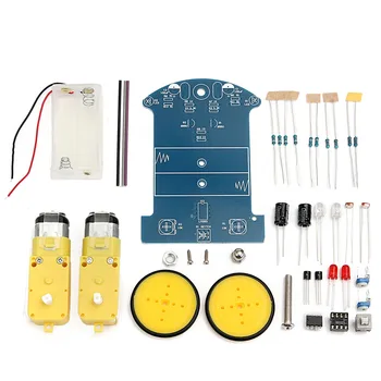 

New Avoidance tracking Motor Smart Robot Car Chassis Kit Speed Encoder Battery Box 2WD Ultrasonic module For Arduino kit