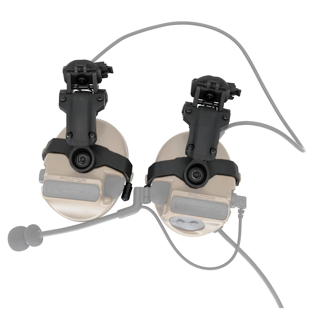 TAC-SKY Airsoft Casque Rail Adaptateur pour Comtac II Casque Tactique Support Kit de montage sur rail pour casque AMP