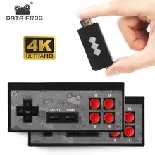 Y2 4K z wejściem HDMI, gra wideo konsola wbudowany w 568 klasyczne gry Mini Retro konsola kontroler bezprzewodowy wyjście dwóch graczy