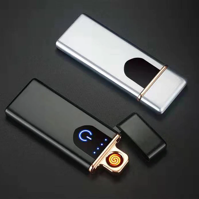 USB Электронная сигарета зажигалка сенсорные сигареты электрические зажигалки мужские подарки сигарные гаджеты для курения аксессуары