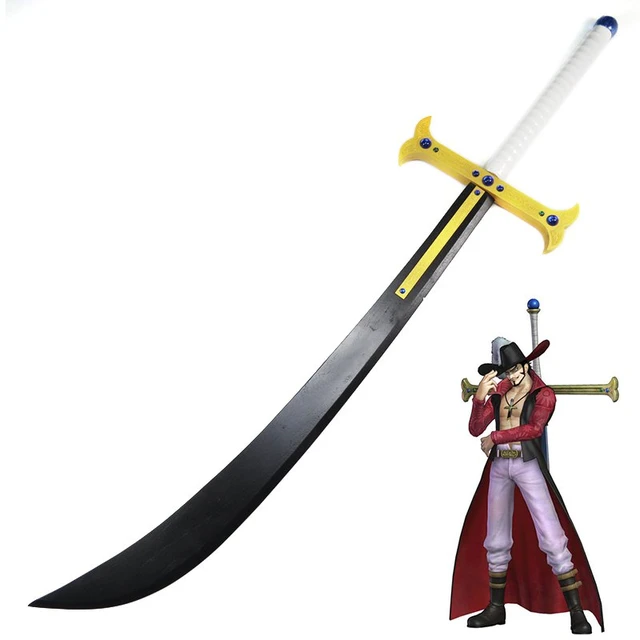 24cm Night Dracule Mihawk OP One Metal Blade Black Sword Piece Weapon Model  Anime Peripherals Toy for Boy Kid 1/6 Doll Equipment - AliExpress