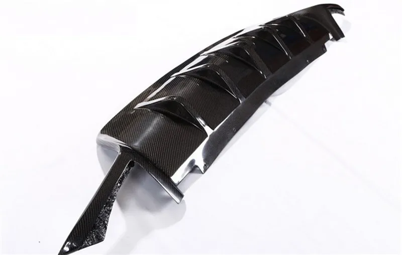 3-100% Real carbon fiber，Free Shipping Carbon Fiber Front and Rear Car Bumper Guard for Porsche Cayenne 2015-2017