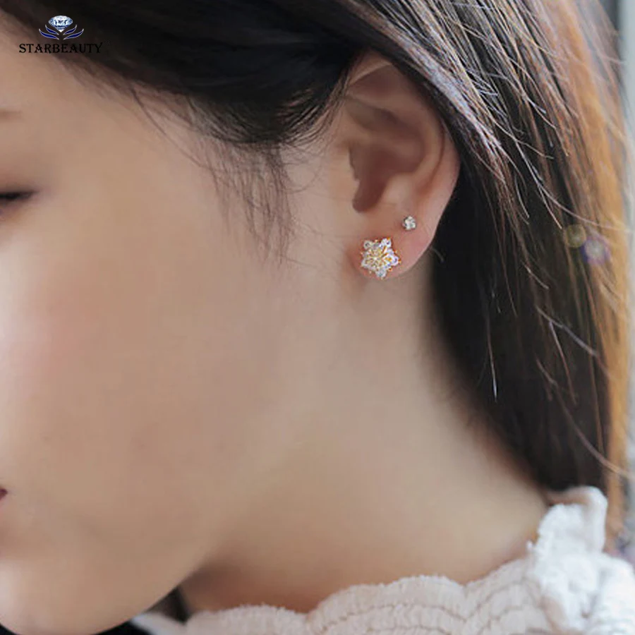 Starbeauty 1 шт. 20 г 6 мм бар кристалл снег Спираль пирсинг для пупка серьги шпильки хряща пирсинг ореха уха пирсинг Daith ювелирные изделия