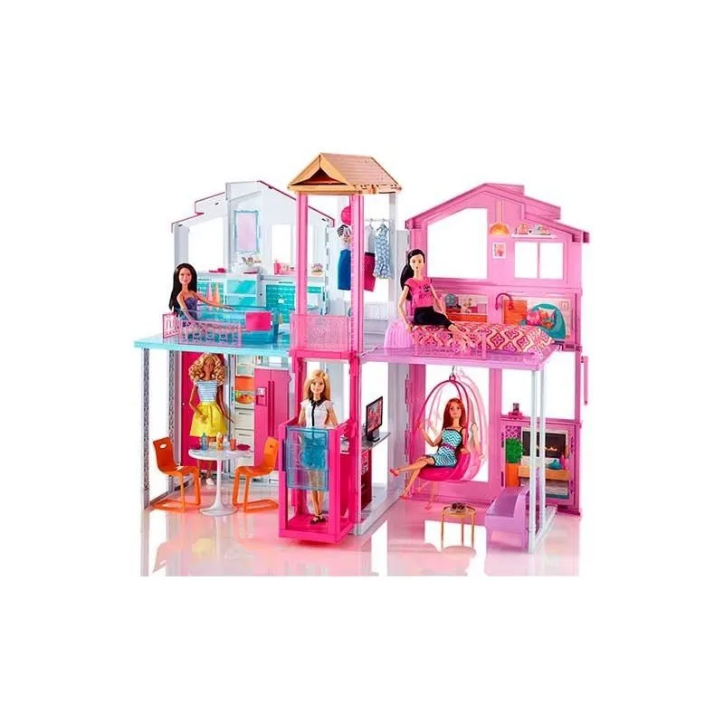 vals mogelijkheid vooroordeel Barbie Mattel Super Huis|Poppen| - AliExpress