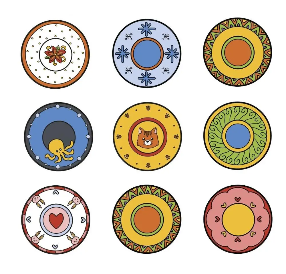 

AZSG Round Easter Background Clear Stamps For Scrapbooking DIY Clip Art /Card Making Decoration Silicone Stamps Crafts