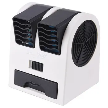 

90 Degree Square Shape USB Hand-held Desk Fan Cooler Handheld Air Conditioner Cooling Fan Summer Air Conditioner Cooler