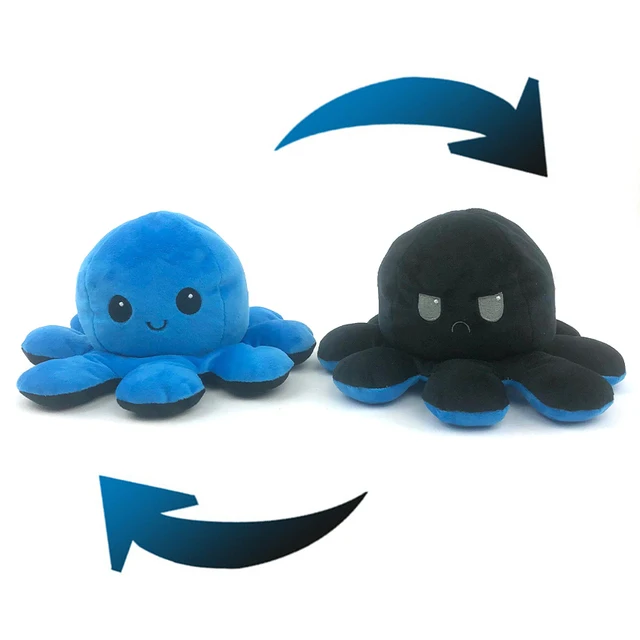 Игрушка модная Ретро-игра двусторонняя поделка подарок Реверсивный Осьминог pulpo