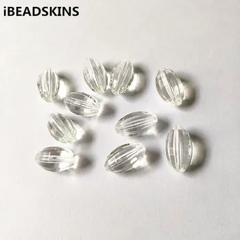 

New arrival! 18x10mm 490pcs/lot Clear acrylic Faceted Egg shape beads for Necklace,Earrings parts,hand Made Jewelry DIY