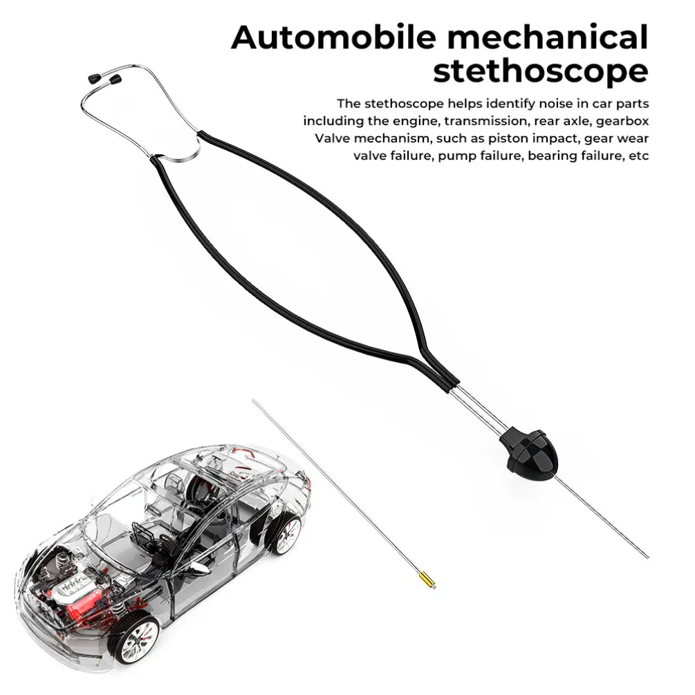 Car Automobile Cylinder Stethoscope Mechanical Internal Failure Noise Diagnostic
