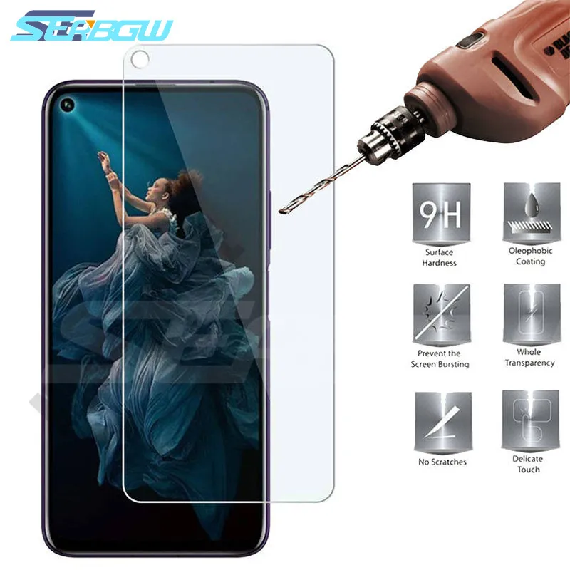 

9H Protective Glass on the For Huawei Honor 20 10 9 8 Lite Screen Protector Film For Honor 8X V10 V20 V9 Play Tempered Glass