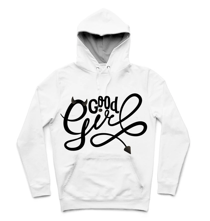 

REAL American SIZE Good Girl high quality 3D Sublimation Printing Hoody Hoodie Plus size 5xl 6xl