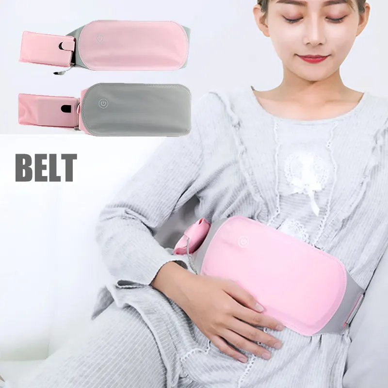 

Electric USB Heating Waist Back Brace Belt Warmer Stop Dysmenorrhea Pain Relief can CSV