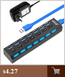 USB Hub 3/6 Порты и разъёмы USB 3,0 концентратор высокой Скорость многопортовый usb-адаптер 2,0 вцв 3 Hub 3,0 несколько USB3.0 TF SD Card Reader для портативных ПК