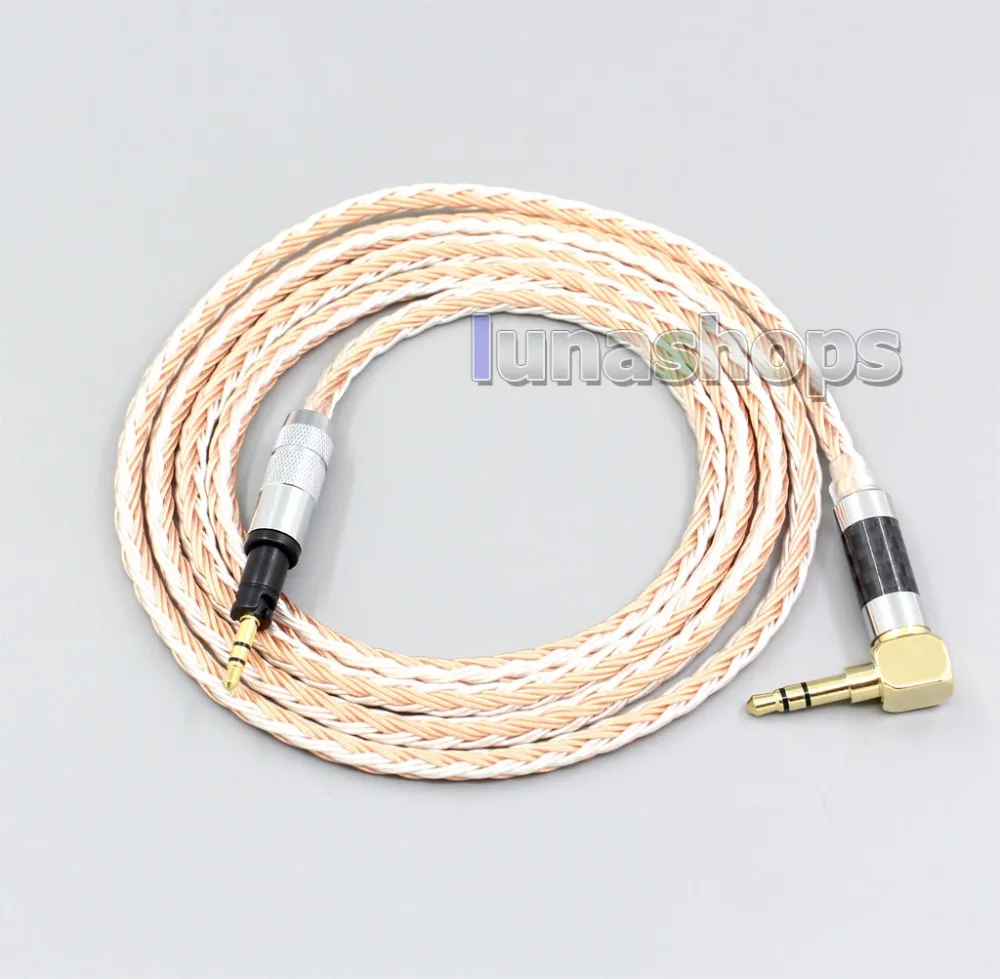LN006720 16 Core Silver Plated OCC Mixed Earphone Cable For Sennheiser Momentum 1 0 2 0 On Ear Headphones