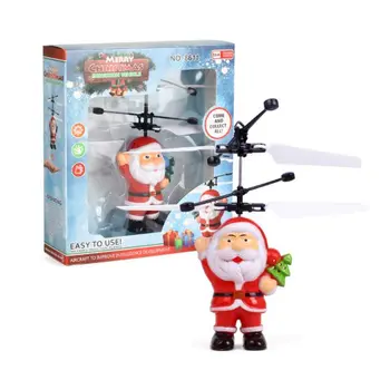 

Electric RC Flying Santa Claus Infrared Induction Aircraft Helicopter LED Light