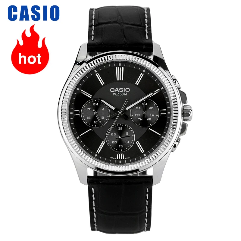 Мужские кварцевые часы Casio серии Pointer MTP-1375L-1A | Наручные