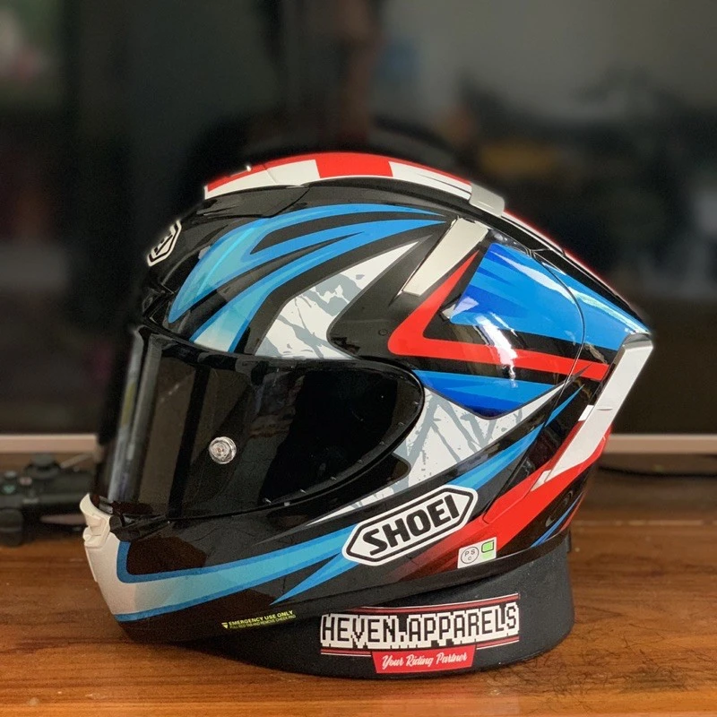 Полнолицевой мотоциклетный шлем Shoei X-Spirit III X14 Bradley 3 противотуманный козырек для