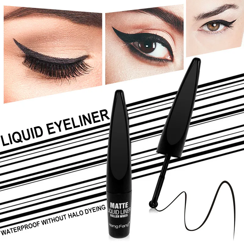 

Waterproof Eyeliner Easy To Draw Roller Type Eyeliner Anti-halation Lasting Not Blooming Natural Eyeliner Liquid Makeup Cosmetic
