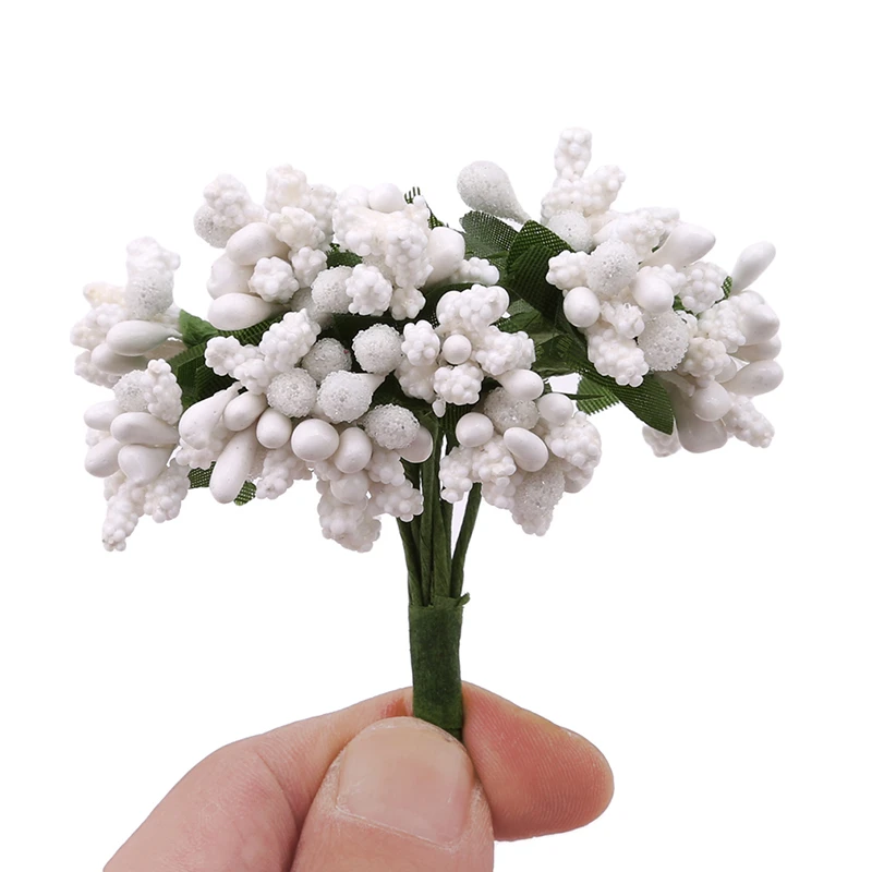 12 шт./лот браслет с искусственными ягодными цветами ручной работы свадебные