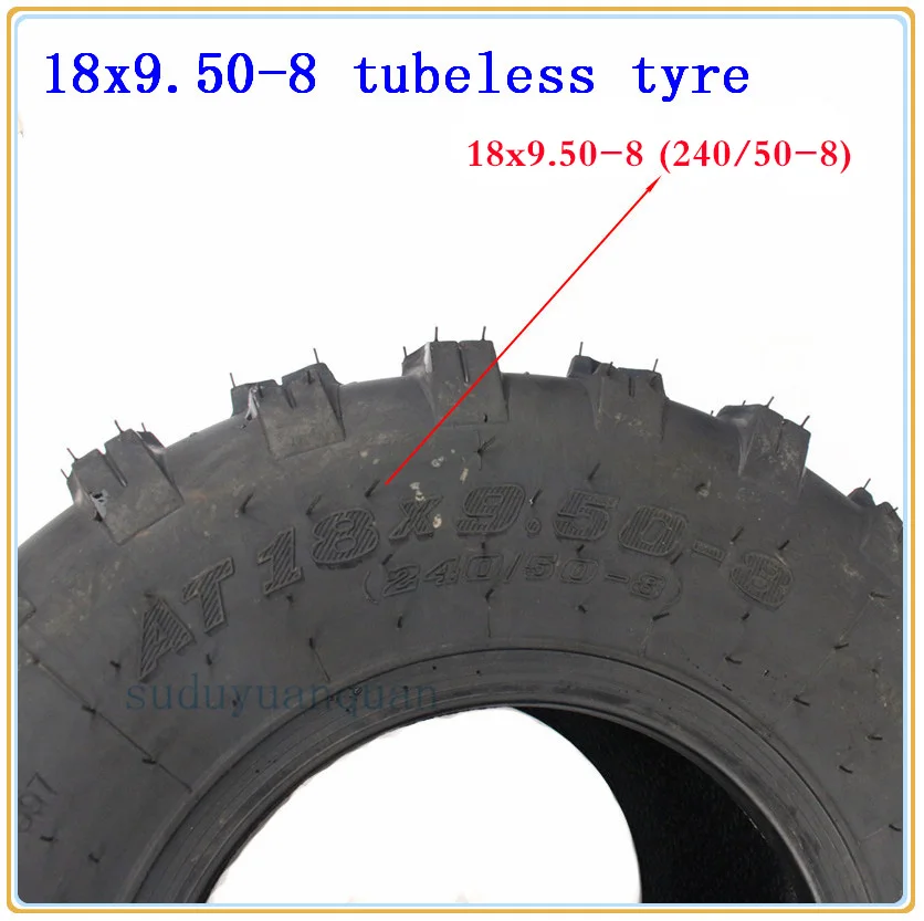 18x9. 5-8(240/55-8) 8 дюймов ATV Quad Go-kart tubelesss внедорожный tires18x9.50-8 шины для электроскутера для Harley инструмент для монтажа цепи